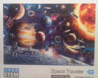 Space Traveler Planets Moon Saturn Sun Earth Space Shuttle