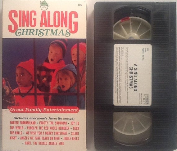 Sing Along Christmas VHS 1988 Parade Video Lyrics On The | Etsy