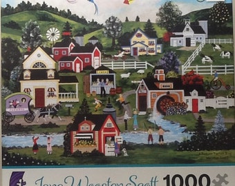 Jigsaw Puzzle Tin Jane Wooster Scott Celebration of America 1000 Pcs Ceaco 33149 for sale online