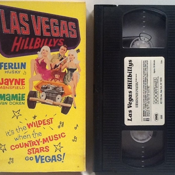 Las Vegas Hillbillys VHS Jayne Mansfield Ferlin Husky Mamie Van Doren Sonny James Connie Smith Bill Anderson Roy Drusky Wilma Burgess