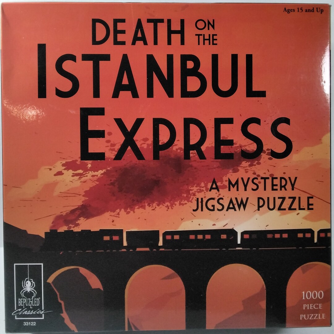 Death on the Istanbul Express Mystery Jigsaw Puzzle 1000 Pc
