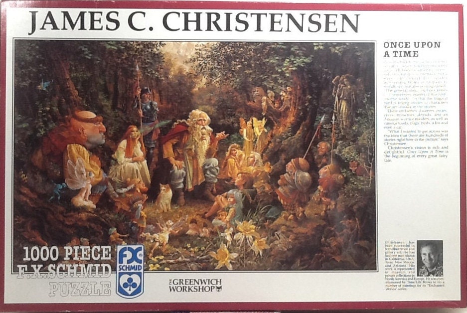 Christensen 1000 Piece Puzzle Once Upon a Time By James C