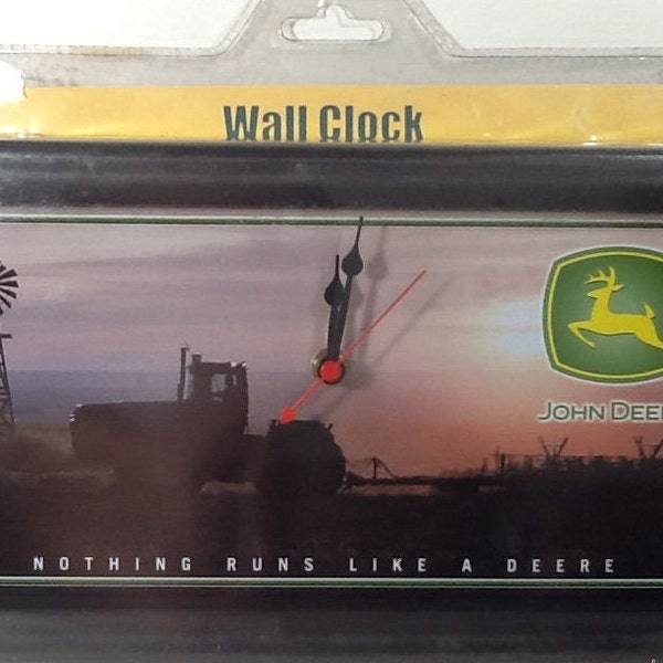 Vintage John Deere Wall Clock Etsy