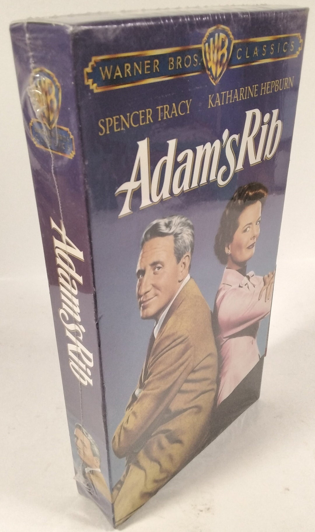Factory Sealed Adam's Rib VHS Spencer Tracy Katharine Hepburn W ...
