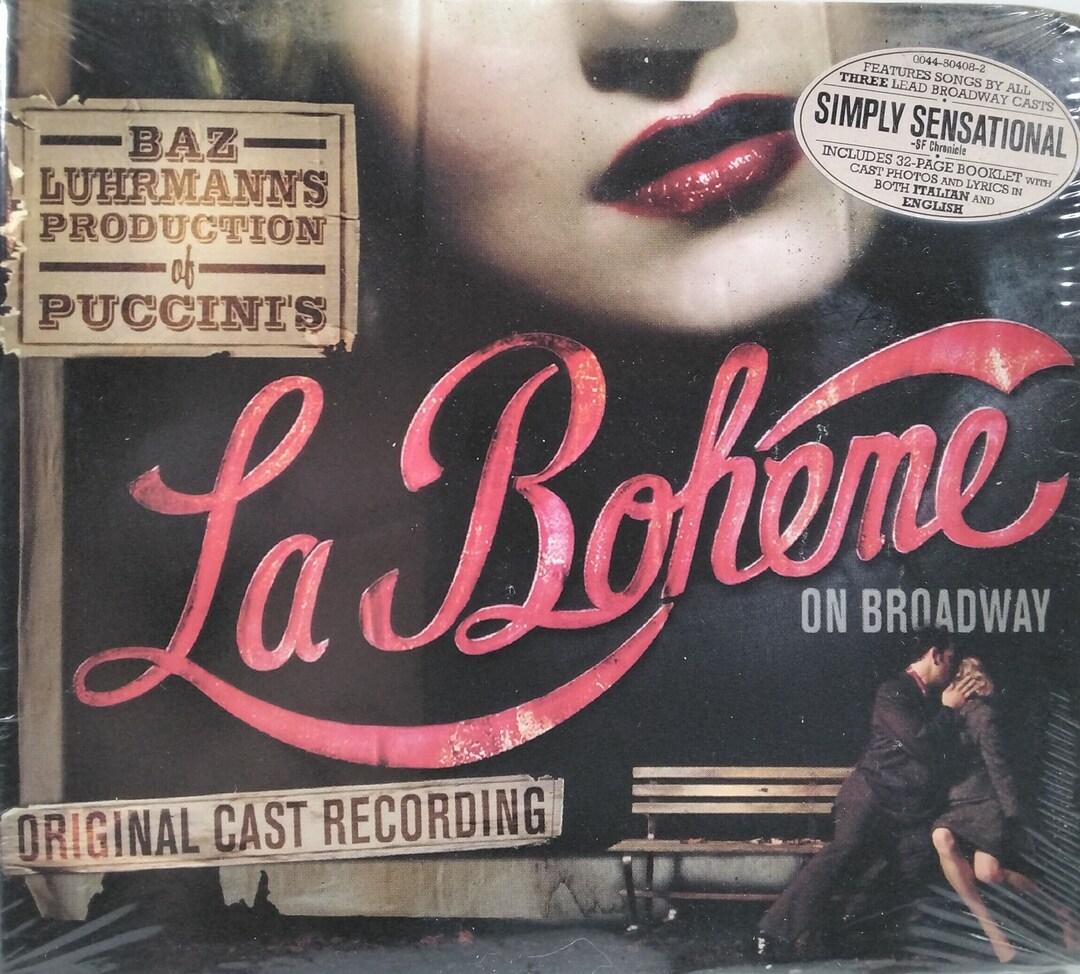 FACTORY SEALED La Boheme on Broadway CD Original Cast Recording Etsy