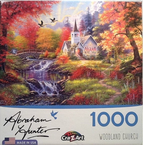 500 Piece Jigsaw Puzzle for Adults 18 X 24 500 pc Bird Jigsaws by Artist Abraham Hunter Joys of Spring Bits and Pieces