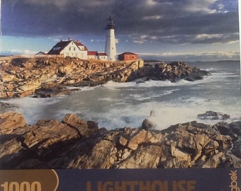 Springbok Puzzle Lighthouse Portland Head Maine 24x30 1000 PC for sale online
