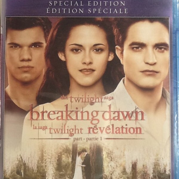 FACTORY SEALED The Twilight Saga Breaking Dawn Part 1 Blu-Ray Disc Special Edition Kristen Stewart Robert Pattinson Taylor Lautner