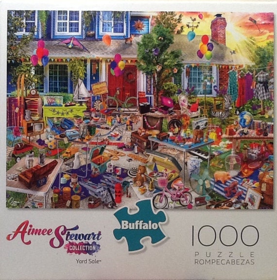 Yard Sale Aimee Stewart 1000 Pc Jigsaw Puzzle 26.75 X 19.75