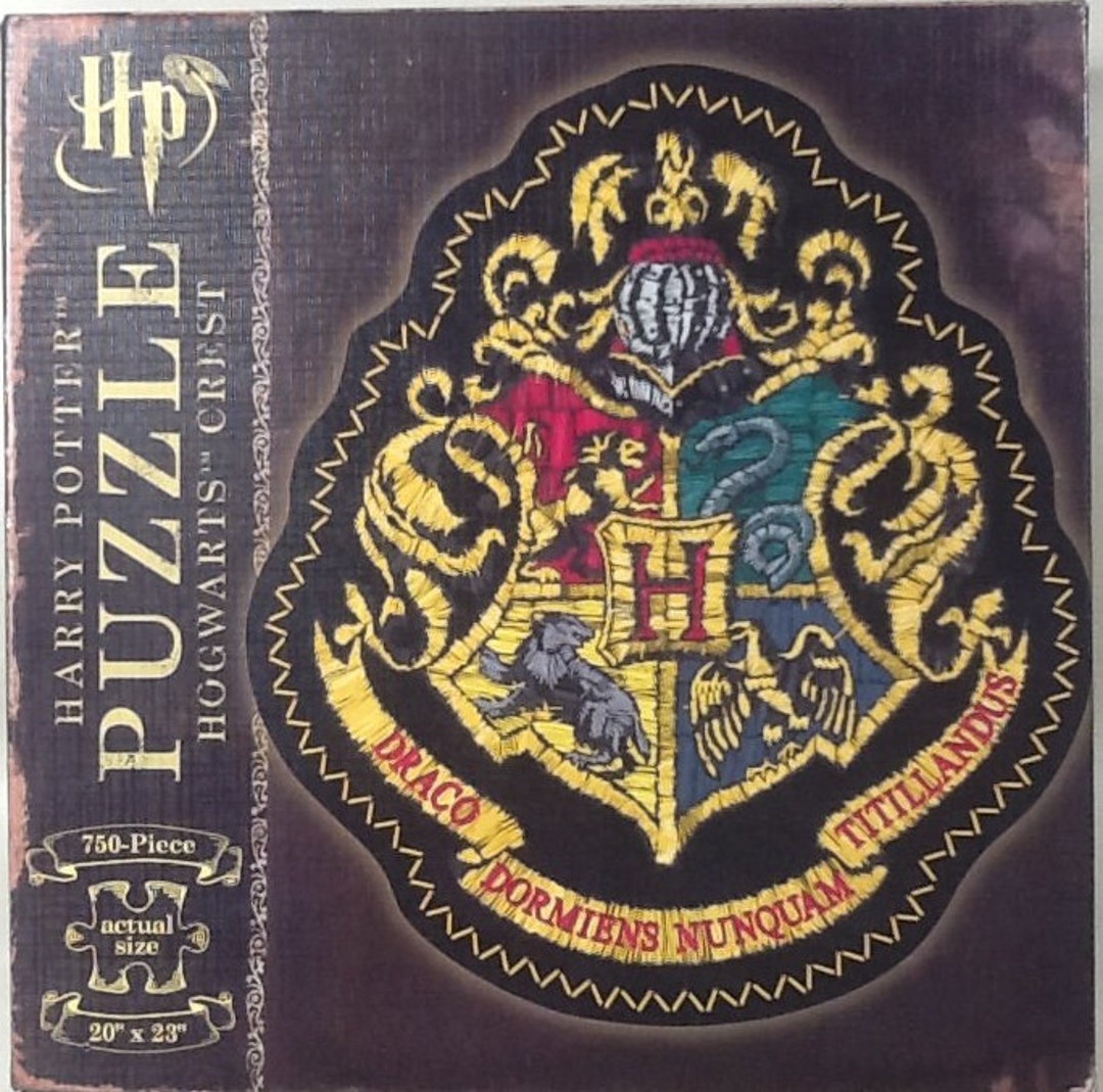 Harry Potter Hogwarts Crest Draco Dormiens Nunquam Titillandus Etsy