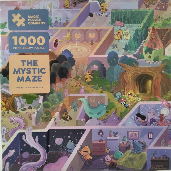 The Mystic Maze Boya Sun 1000 pc Jigsaw Puzzle 28" X 21" Magic Puzzle Company