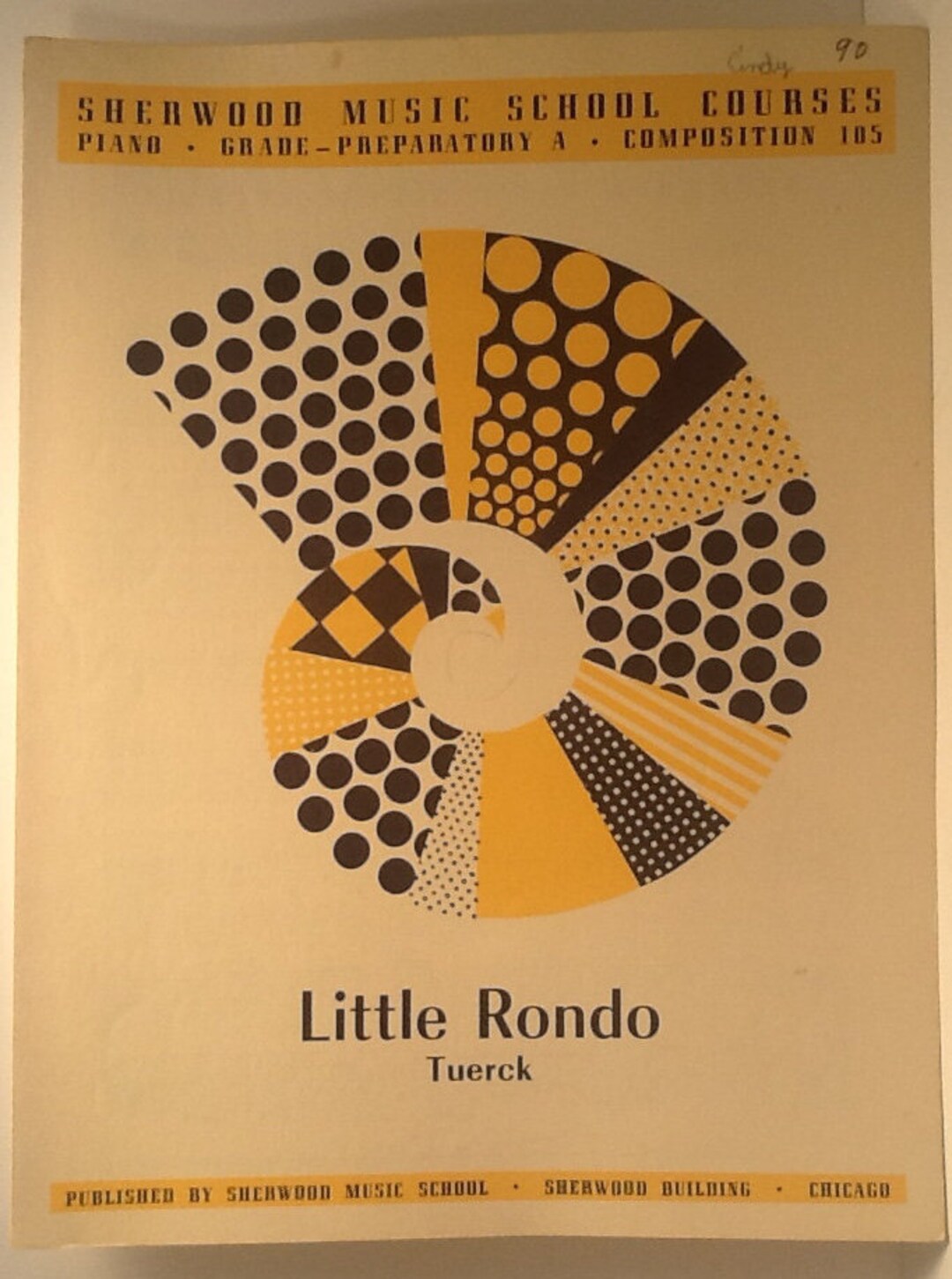 Little Rondo Richard Blake Little Rondo Daniel Tuerck 1968 Sheet Music Sherwood Music School ...