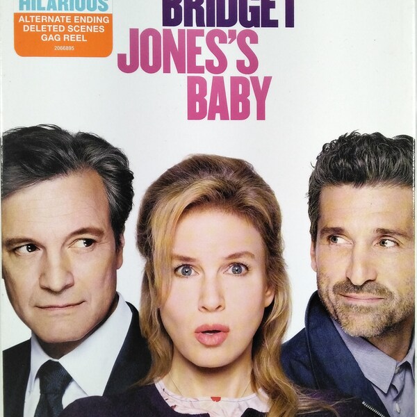 FACTORY SEALED Bridget Jones's Baby DVD Renee Zellweger Colin Firth Patrick Dempsey