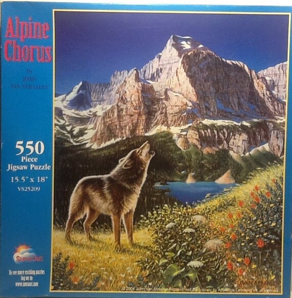 Howling Wolves 1000 pc Jigsaw Puzzle by SunsOut Howling Wolves 1000 pc Jigsaw Puzzle by SunsOut