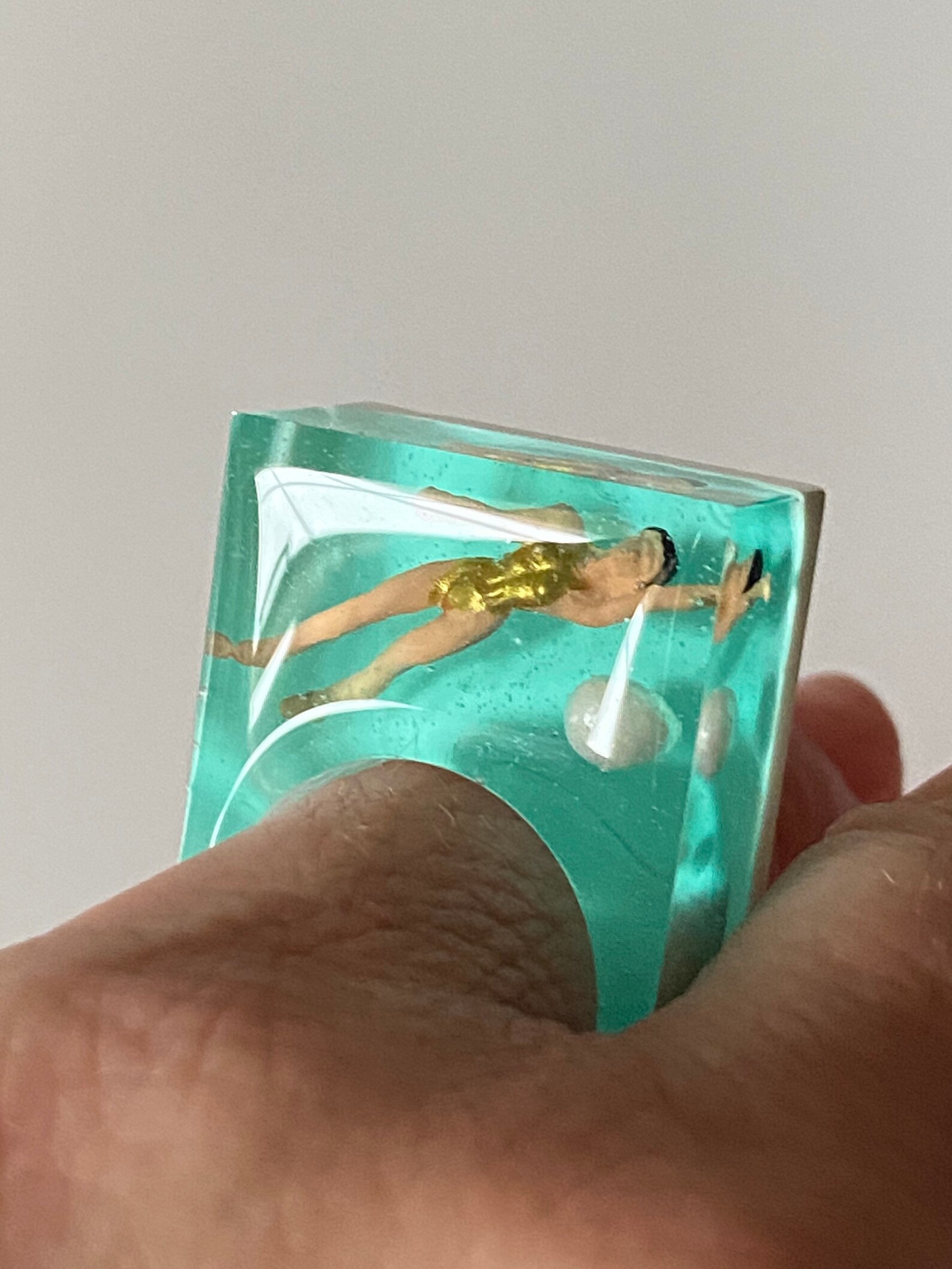 Swimming Pool Ring Beach Jewelry Caribbean Blue Gifts Etsy