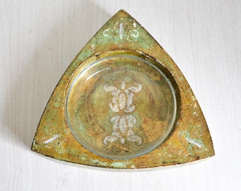 Florentine 3-Point Dish with Glass Insert