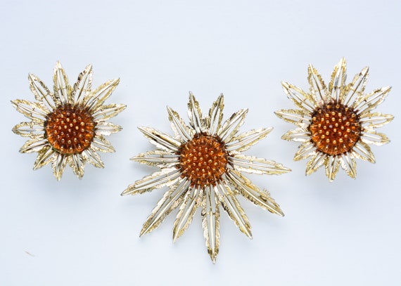 Sarah Coventry Starburst Jewelry Set - image 2