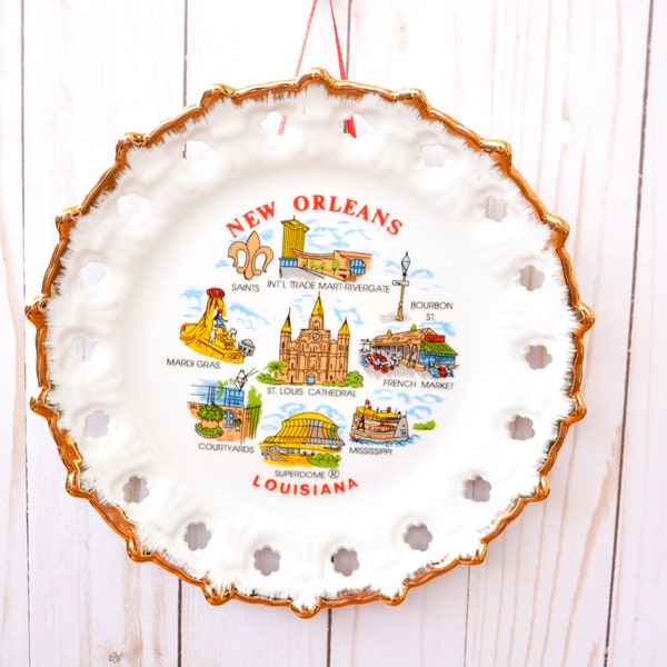 New Orleans Souvenir Plate Etsy