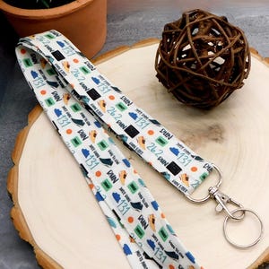 Marathon Lanyard Keychain for Runners Keys and ID Badge Holder