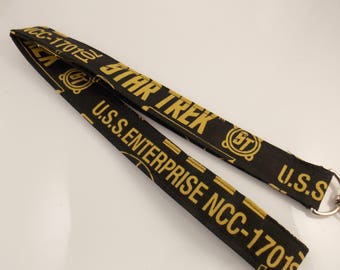 Star Trek 1 LY Star Trek Lanyard Keychain ID Badge Holders Star Trek 1 LY Star Trek Lanyard Keychain ID Badge Holders