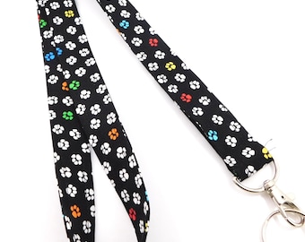Lanyard / Dog Paw Lanyard / Teacher Lanyard / Lanyard for Keys / Badge Holder Lanyard / Dog Walker Lanyard / Vet Lanyard / Vet Tech Lanyard
