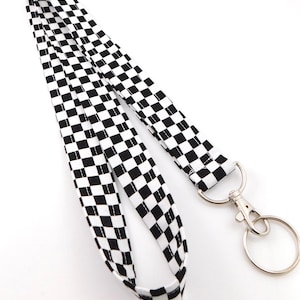 aprococo - CHANEL unisex lanyard - necklace key holder – WHITE