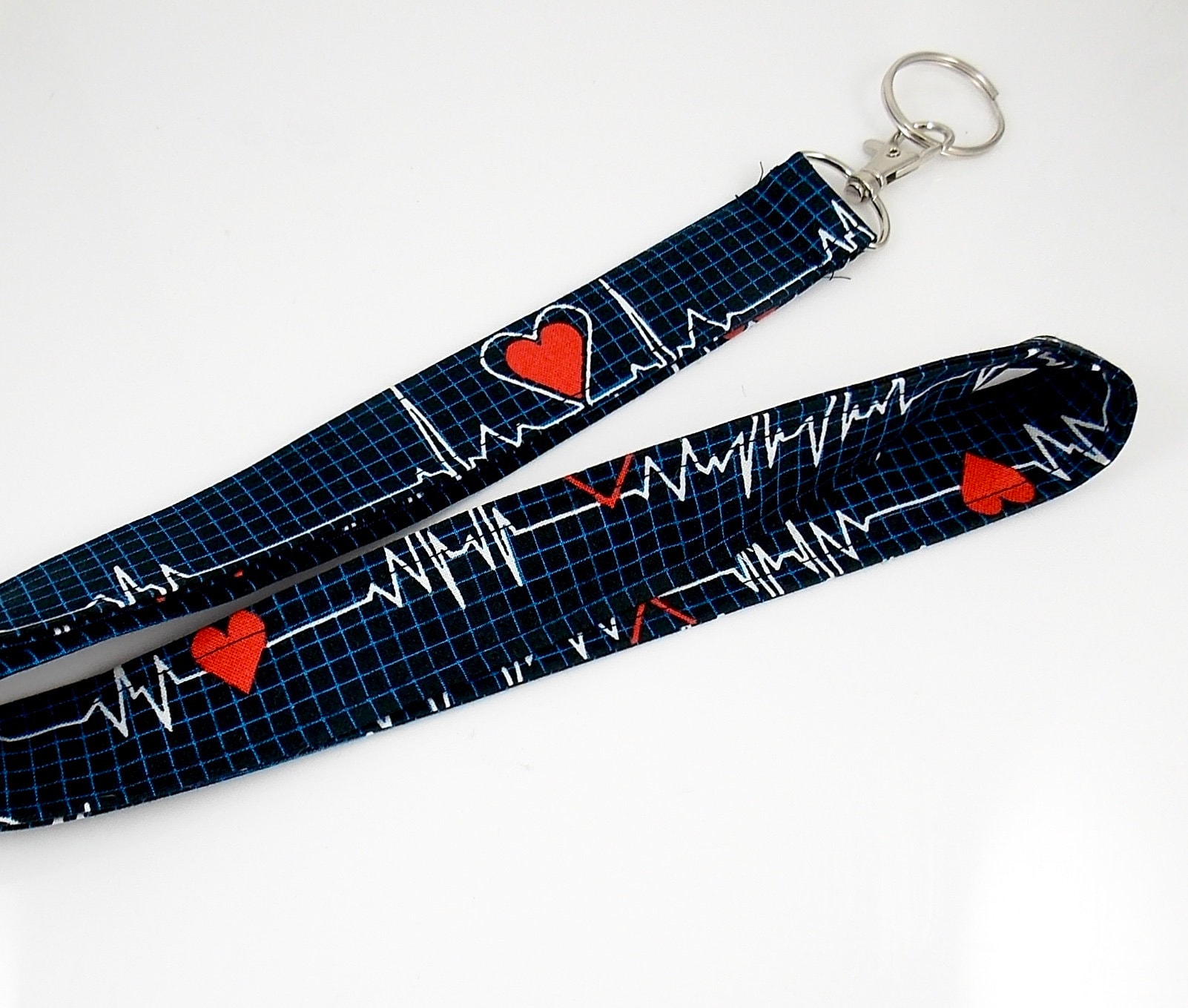 EKG Lanyard Medical Lanyard Nurse Lanyard Heartbeat Etsy UK