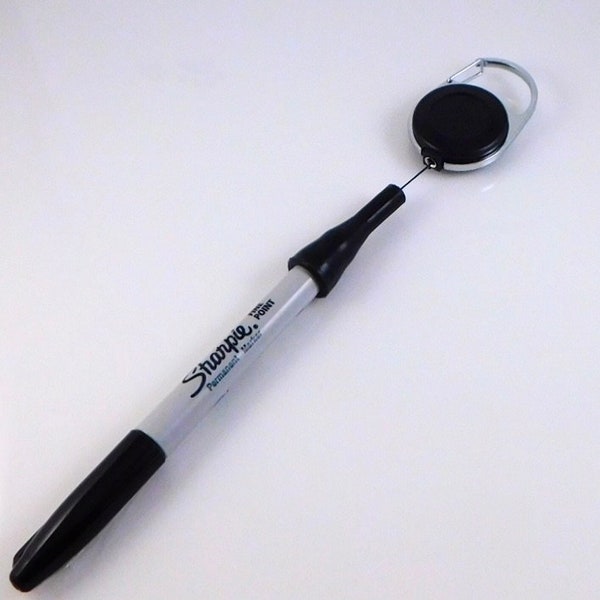 Retractable Pen Holder / Barista Retractable Pen Holder / Retractable  Marker Holder /  Nurse Pen Holder / Warehouse Worker Pen Holder