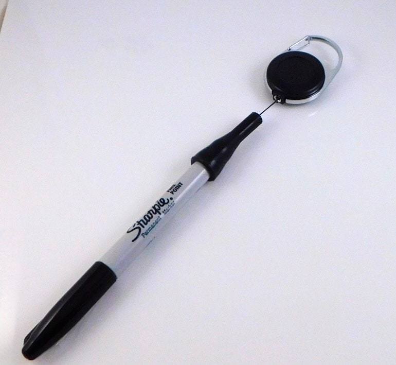 Retractable Pen Holder / Barista Retractable Pen Holder / Retractable  Marker Holder /  Nurse Pen Holder / Warehouse Worker Pen Holder