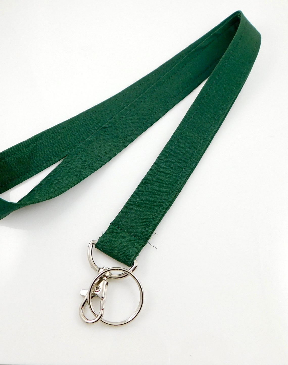Dark Forest Green Lanyard Teacher Lanyard Slim Lanyard Dark - Etsy