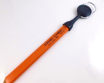 4 Pcs Heavy Duty Retractable Pull Pen Pencil Holder...