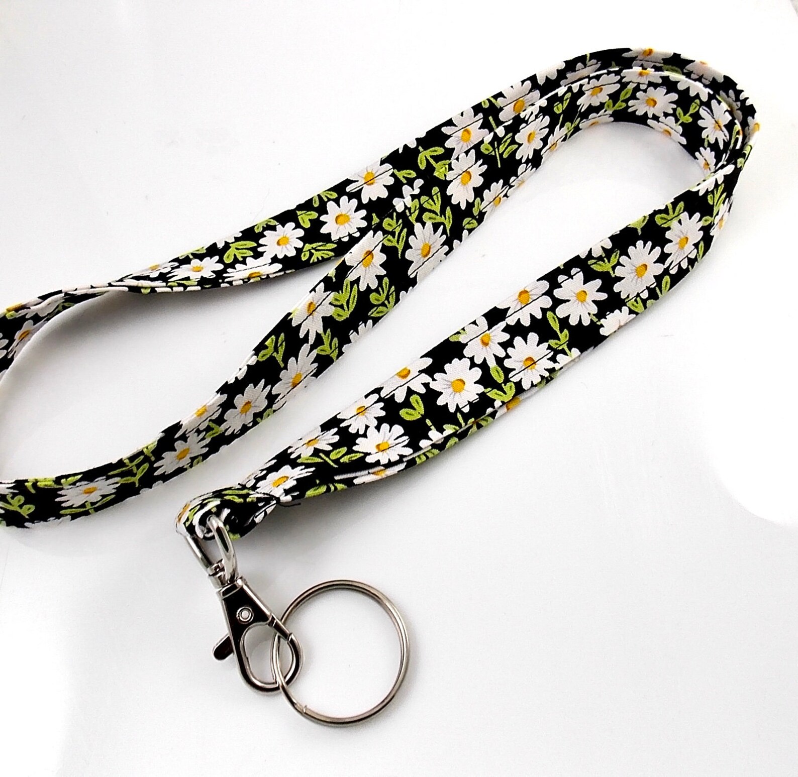 NEW Daisy Lanyard Flower Lanyard Floral Lanyard Daisies Etsy