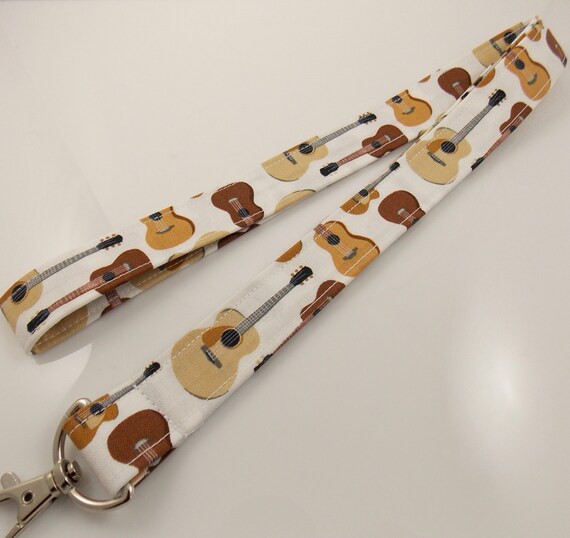 Guitar Lanyard Guitar Charm Teacher Lanyard Music Teacher Etsy