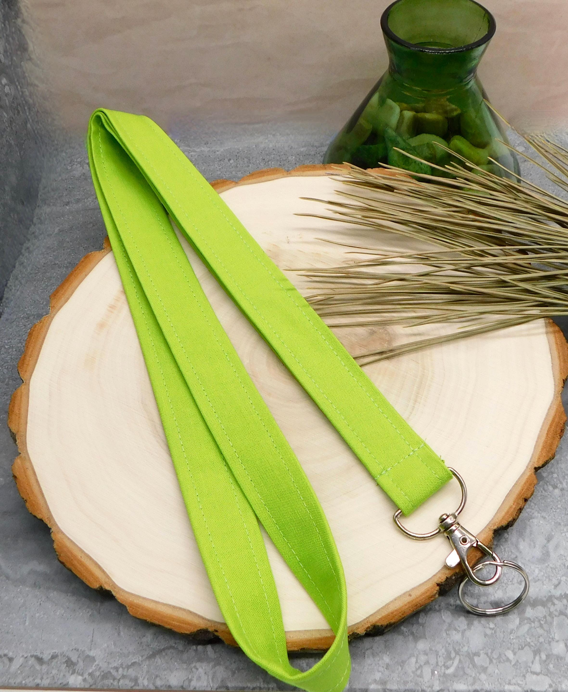 Light Lime Green Lanyard / Teacher Lanyard for Keys and ID Badge