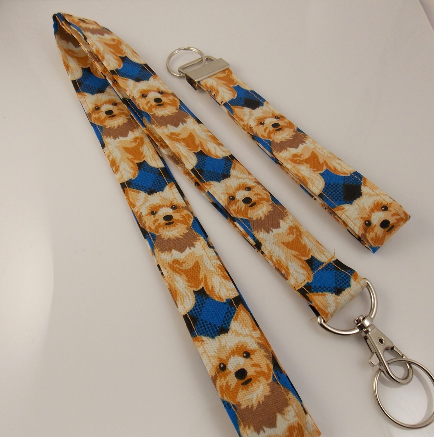 Yorkie Lanyard Yorkshire Terrier Lanyard Dog Lanyard Teacher Etsy