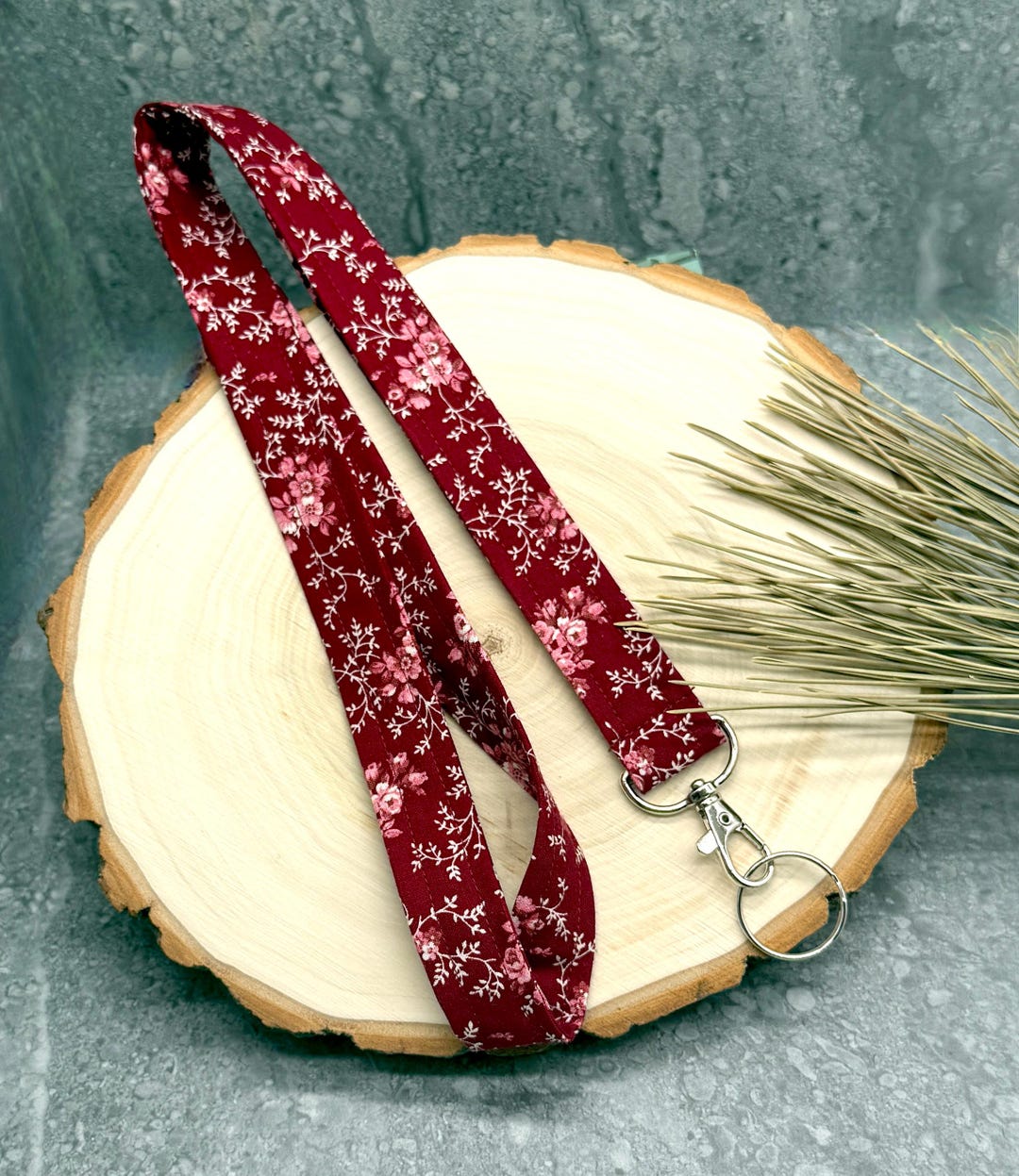 Flower Lanyard / Lanyard for Teachers / Floral Bouquet Summer Lanyard ...