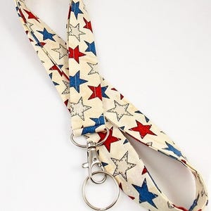 Election Year Lanyard, USA Lanyard, Red White Blue Lanyard, USA Stars Lanyard, Patriotic Lanyard, Independence Day Lanyard, America Lanyard