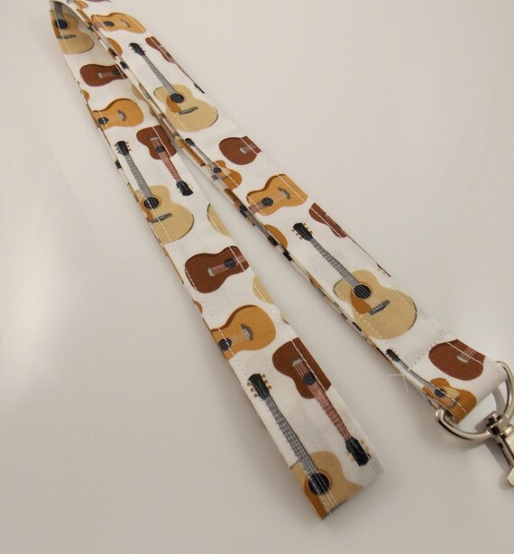 Guitar Lanyard Guitar Charm Teacher Lanyard Music Teacher Etsy