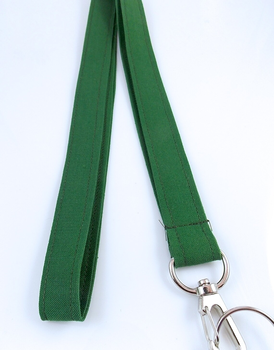 Forest Green Lanyard Teacher Lanyard Slim Lanyard Green Etsy
