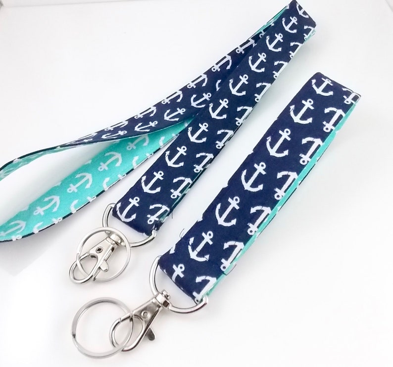Nautical Lanyard Anchor Lanyard Teacher Lanyard Boat Anchors Etsy
