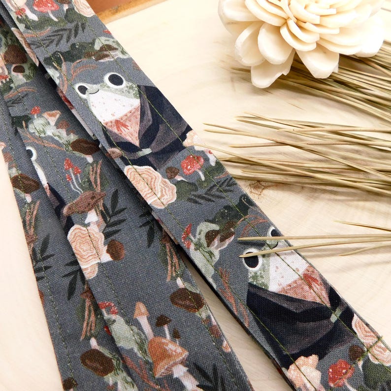 Goblincore Frog Lanyard - Toad Mushroom for Keys - Toadstool Enchanted Lanyard - Breakaway Option - Teacher Lanyard - MRI Safe Option image 10