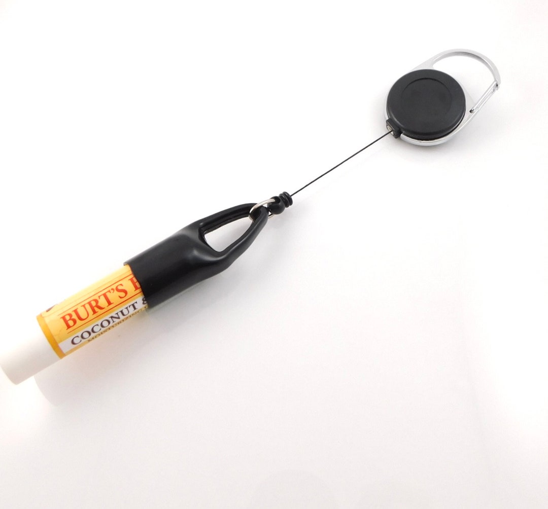 Retractable Lip Balm Holder / Clip on Retractable Lip Balm Holder