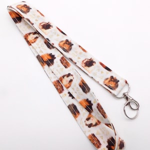 Lanyard Guinea Pigs - Animal Key Holder - Guinea Pig Accessory for Keys and ID Badges  - Guinea Pig Teacher Lanyard Appreciation Gift