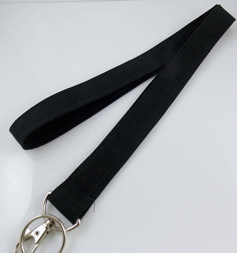 Black Lanyard Lanyard for Keys Teacher Lanyard Narrow Lanyard Key Holder Nurse Lanyard Slim Lanyard Office Lanyard