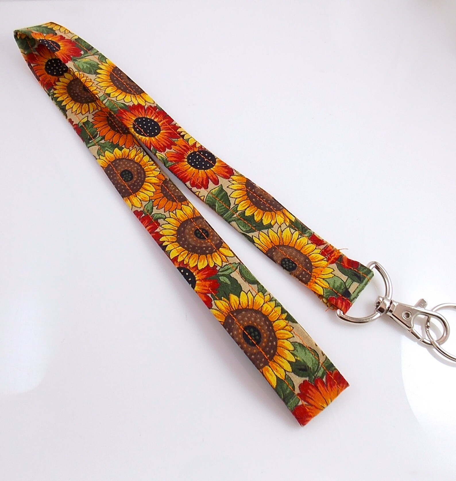 Sunflower Lanyard Fall Lanyard Teacher Lanyard Nurse Lanyard Etsy