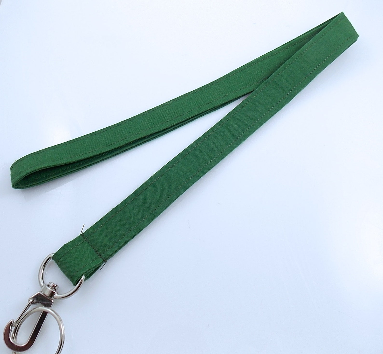 Forest Green Lanyard Teacher Lanyard Slim Lanyard Green Etsy