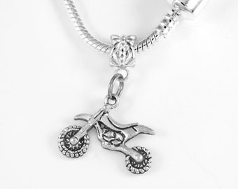 Dirt bike Necklace Dirt Bike Charm Necklace Motor cross Necklace European style Necklace Best Jewelry Gift