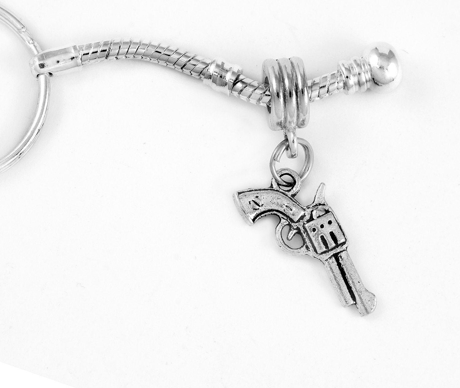 Pistol keychain pistol key chain Shooting Pistol charm Gun Etsy