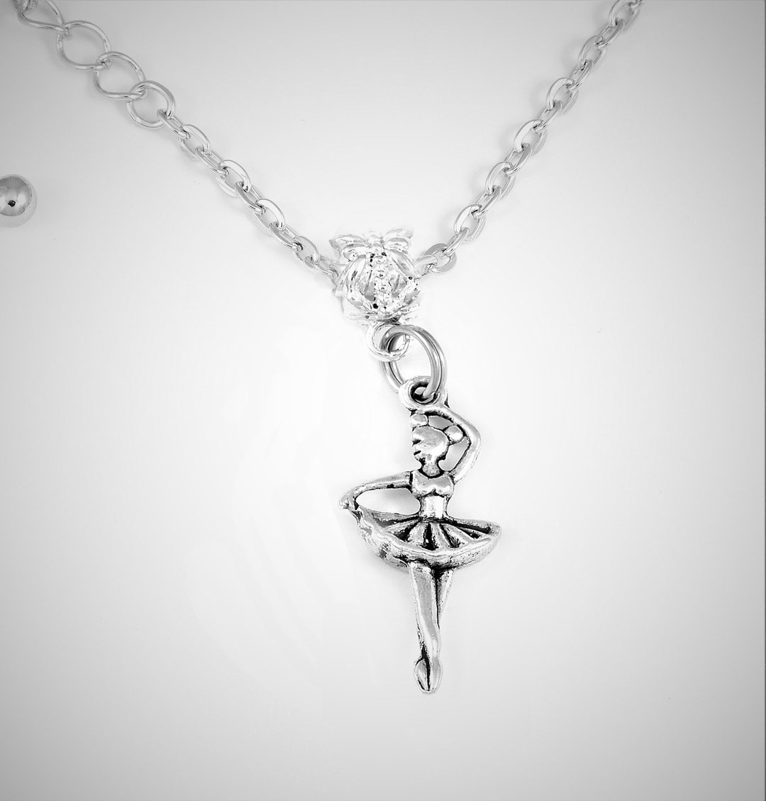 Ballerina Necklace Ballerina Chain Ballerina Jewelry Ballerina Etsy