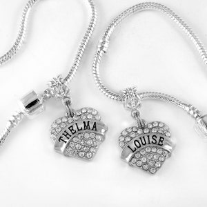Best Friend Bracelet Set Thelma Louise Gun Handcuffs Friends